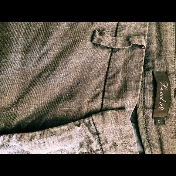 Brown/grey Capri Pants - Picture 2 of 3